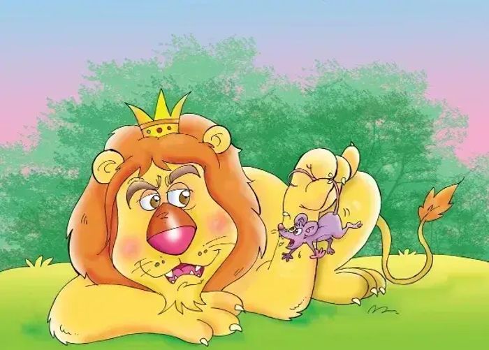 lion and the mouse kids bedtime story rhymes