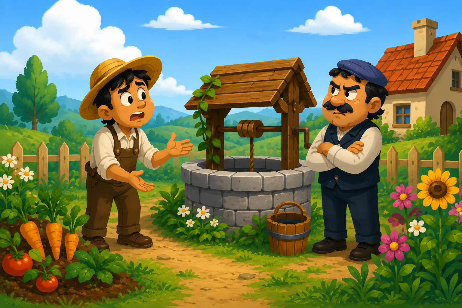 The Farmer, the Well, and the Wise Helper