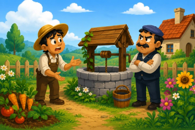 The Farmer, the Well, and the Wise Helper