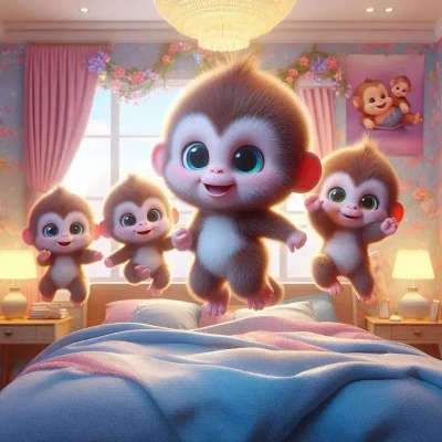 Five Little Monkeys Rhyme and Story