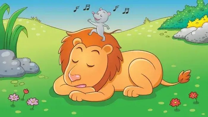 lion and the mouse kids bedtime story rhymes