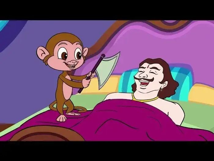 foolish monkey and the king kids bedtime stories