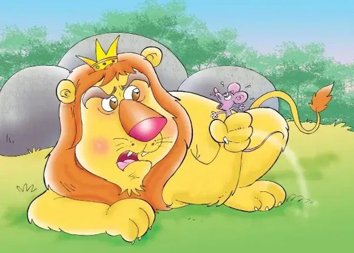 lion and the mouse kids bedtime story rhymes