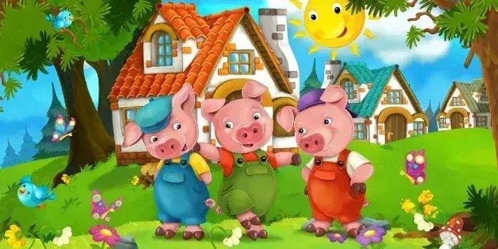 The Three Little Pigs bedtime story