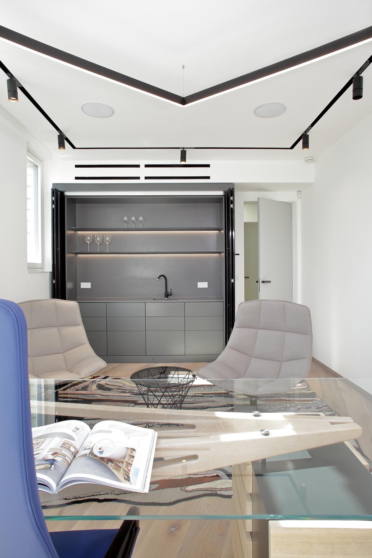 Pražská kancelář v moderním designu