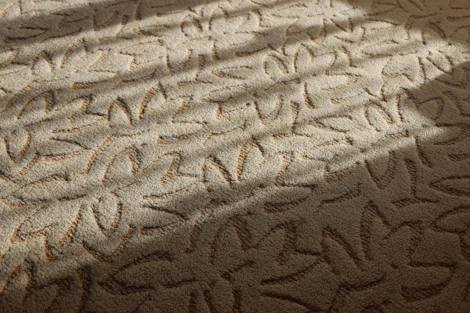 Acoustic velvet tweed carpet tile
