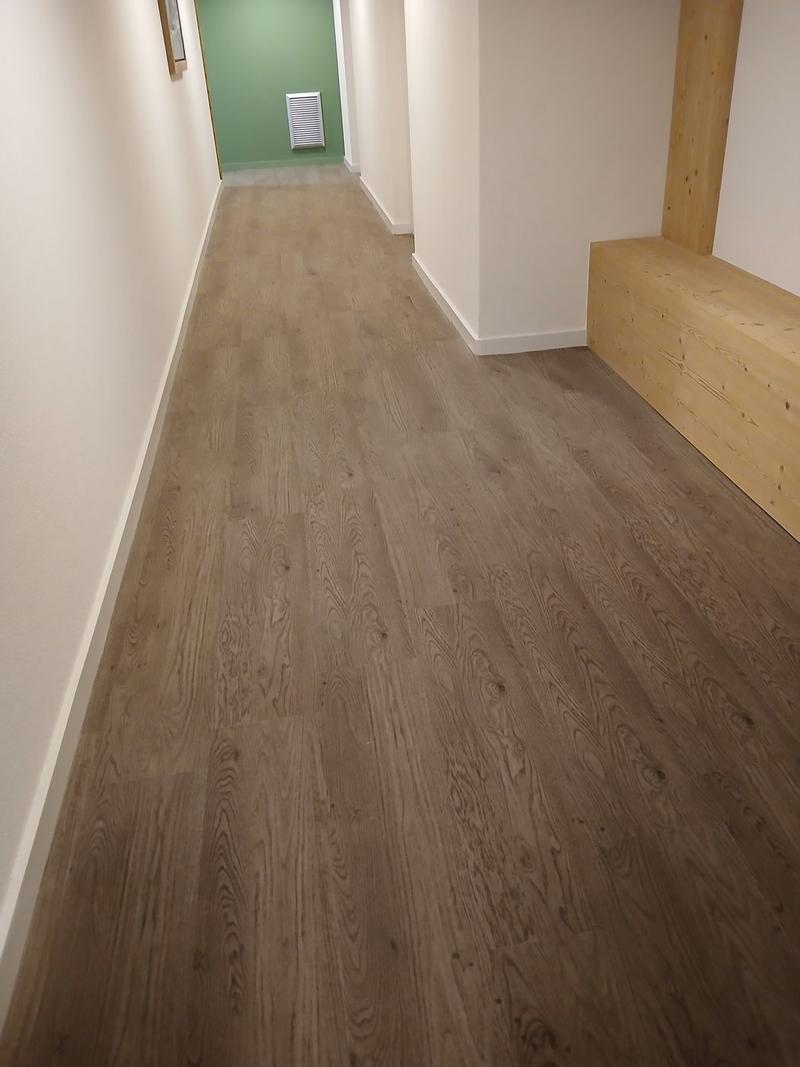 Parquet posé à La Clusaz