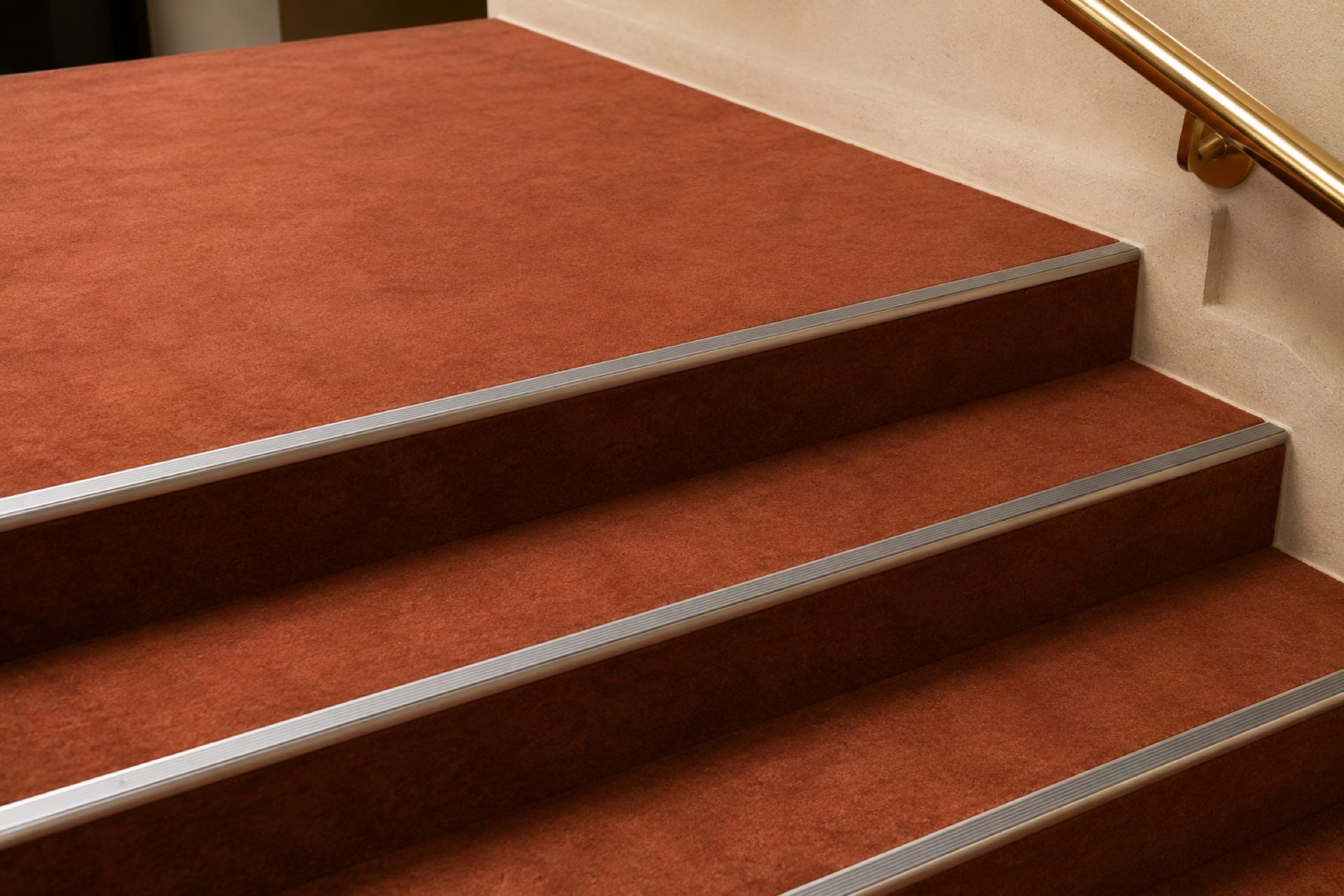 Flotex escalier terracotta