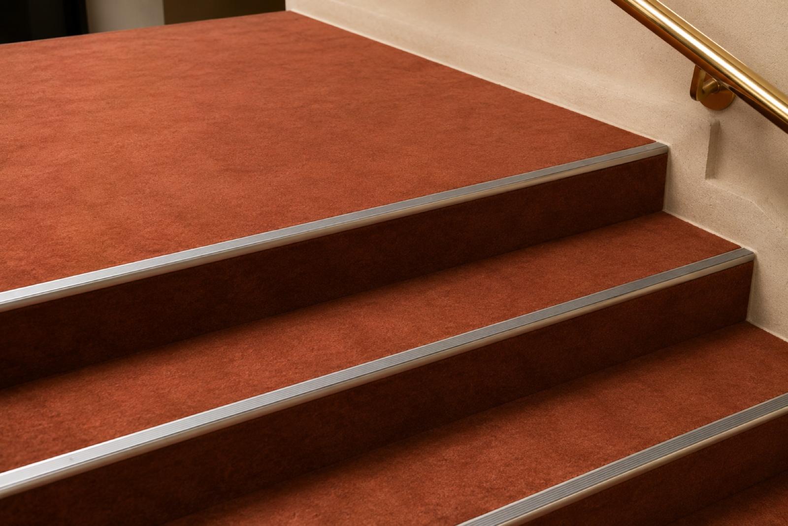 Flotex escalier terracotta