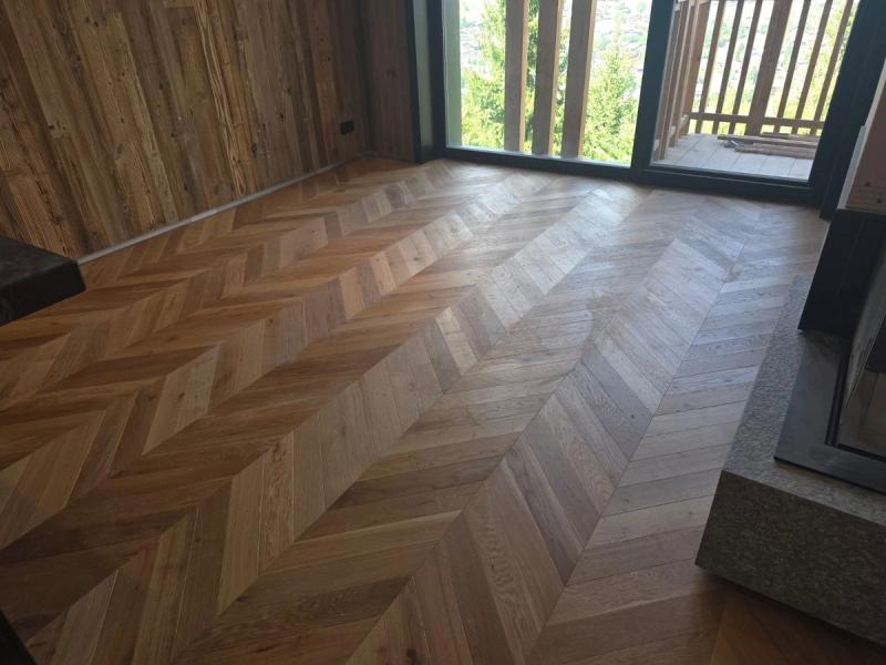 Parquet posé à Megève