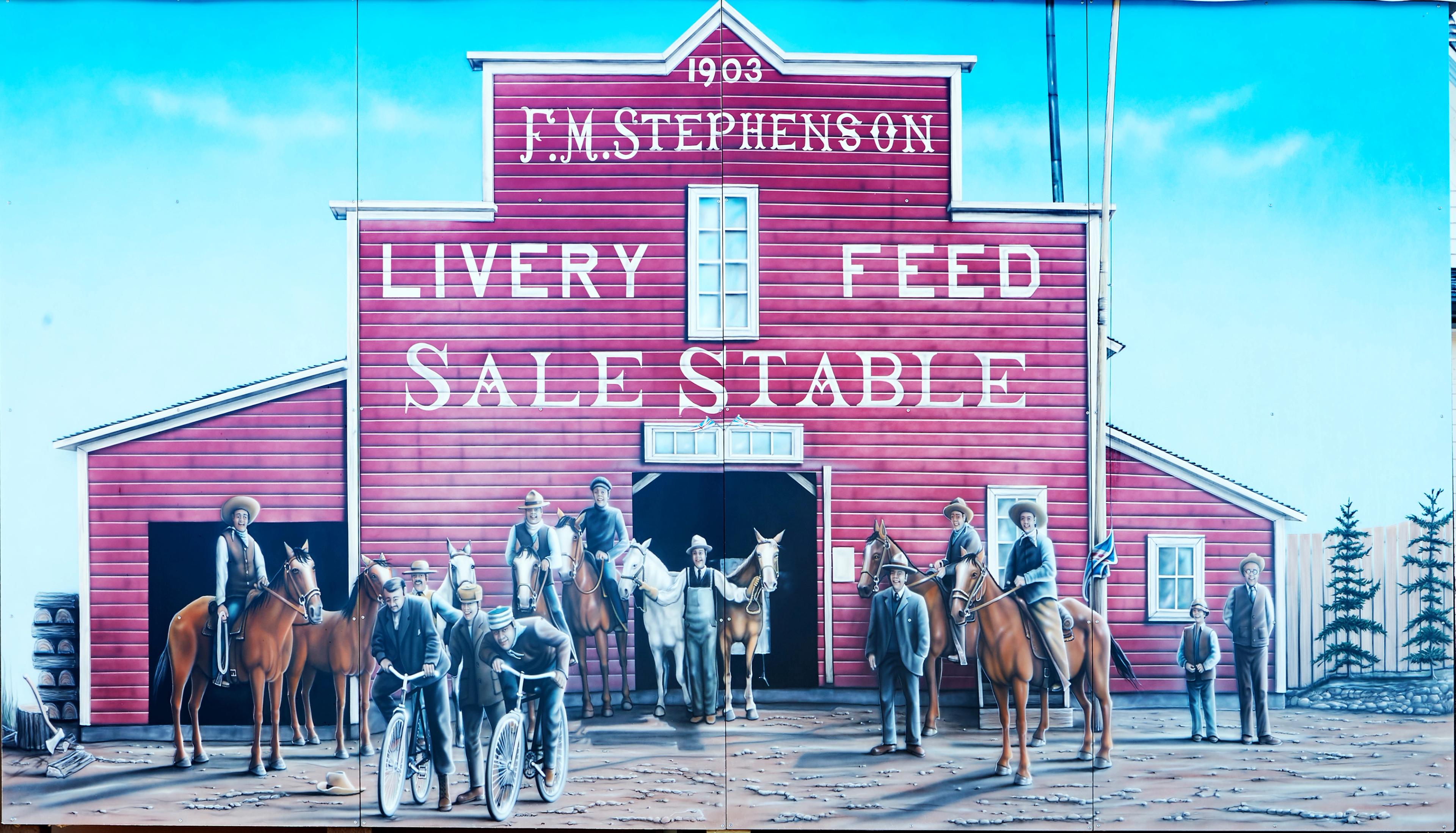 Stephenson Livery Blackfalds 1903