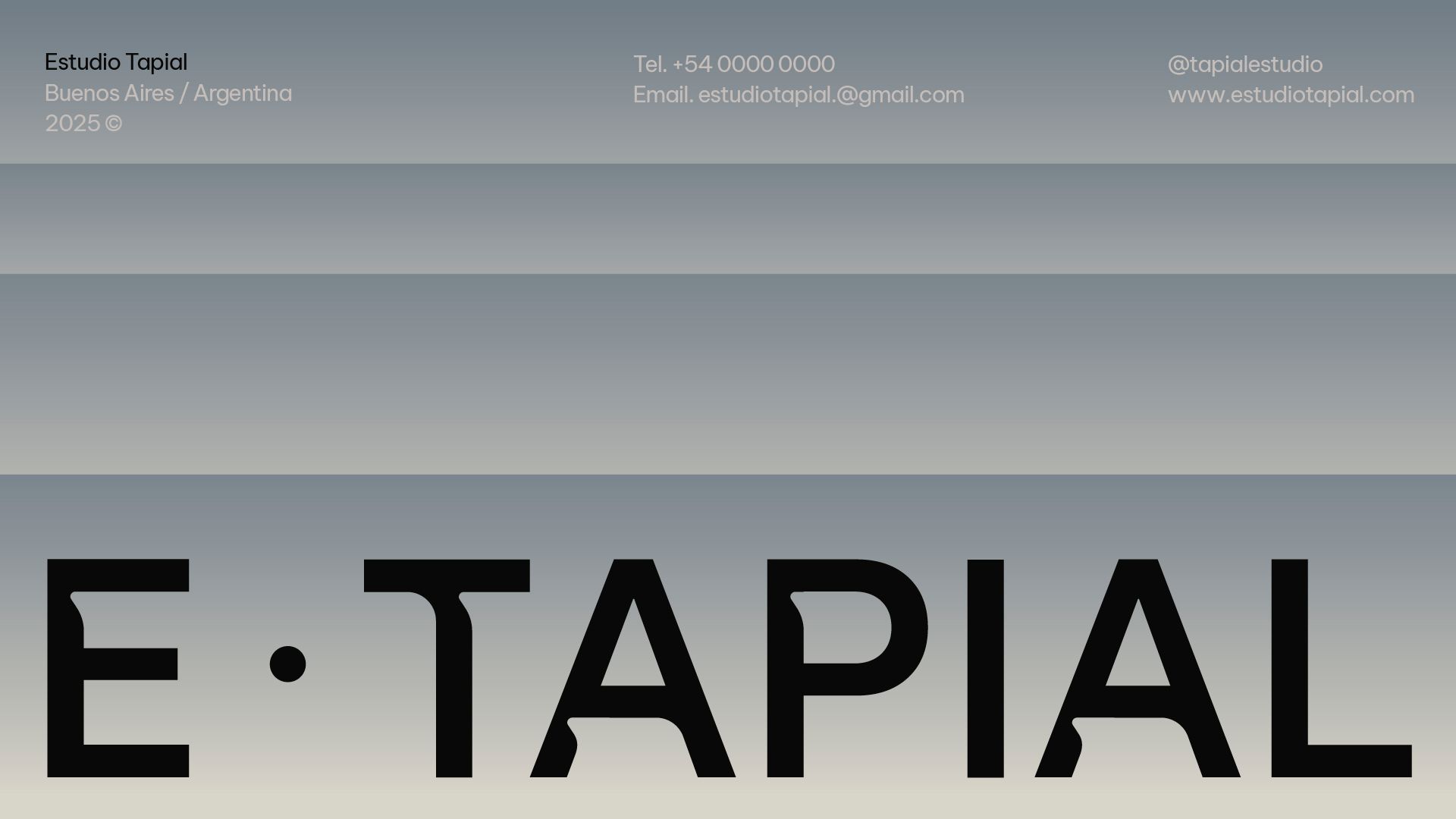 Estudio Tapial - Imagen