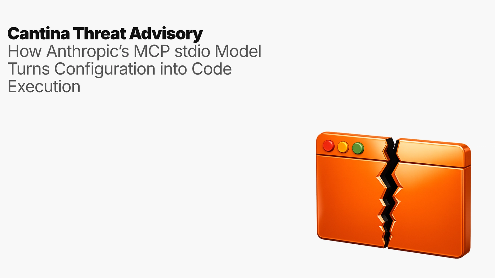 Cantina Threat Advisory: How Anthropic’s MCP stdio Model Turns Configuration into Code Execution