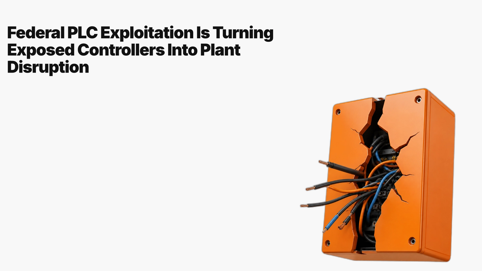 Federal PLC Exploitation Is Turning Exposed Controllers Into Plant Disruption