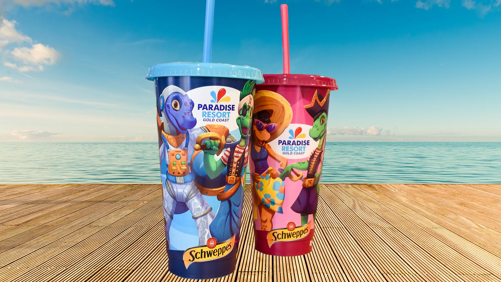 Paradise Resort Character Cup & Sipper Deal 