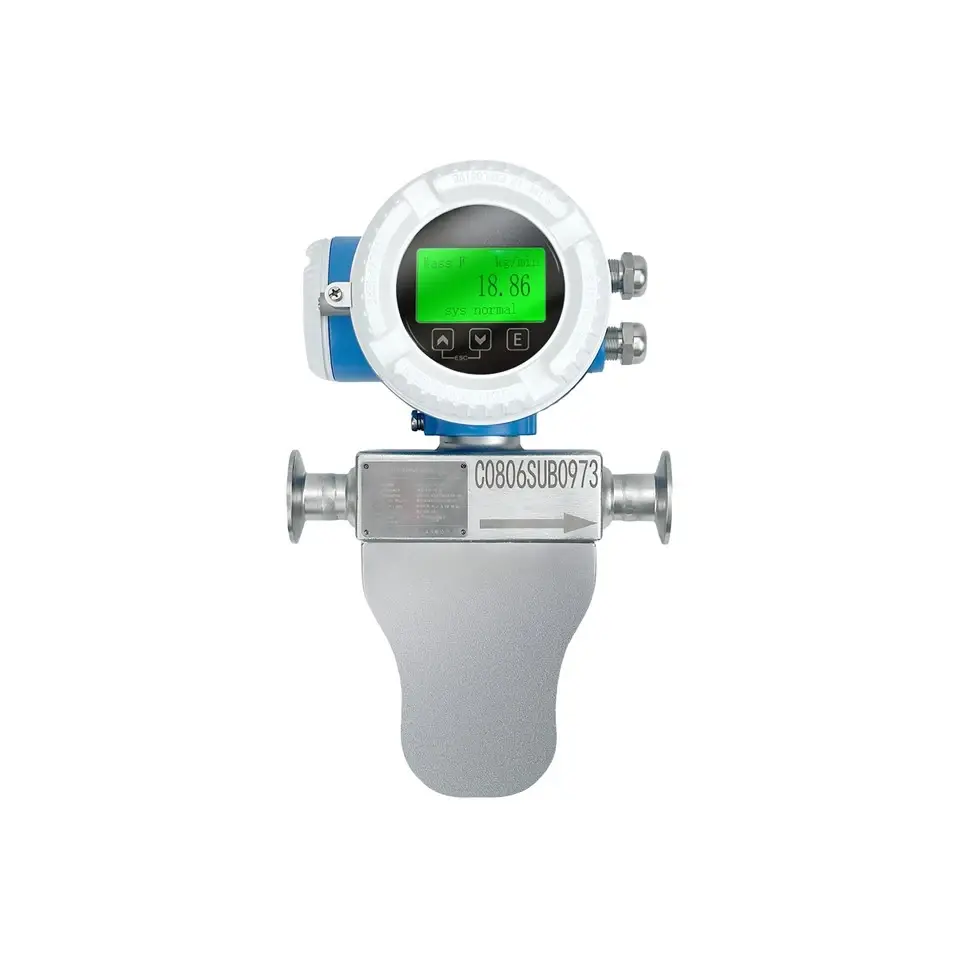 Débitmètre pharmaceutique et chimique | Mesure Coriolis hygiénique - CMASS008, CMASS015, CMASS025, CMASS040, CMASS050 - Mass Flowmeter