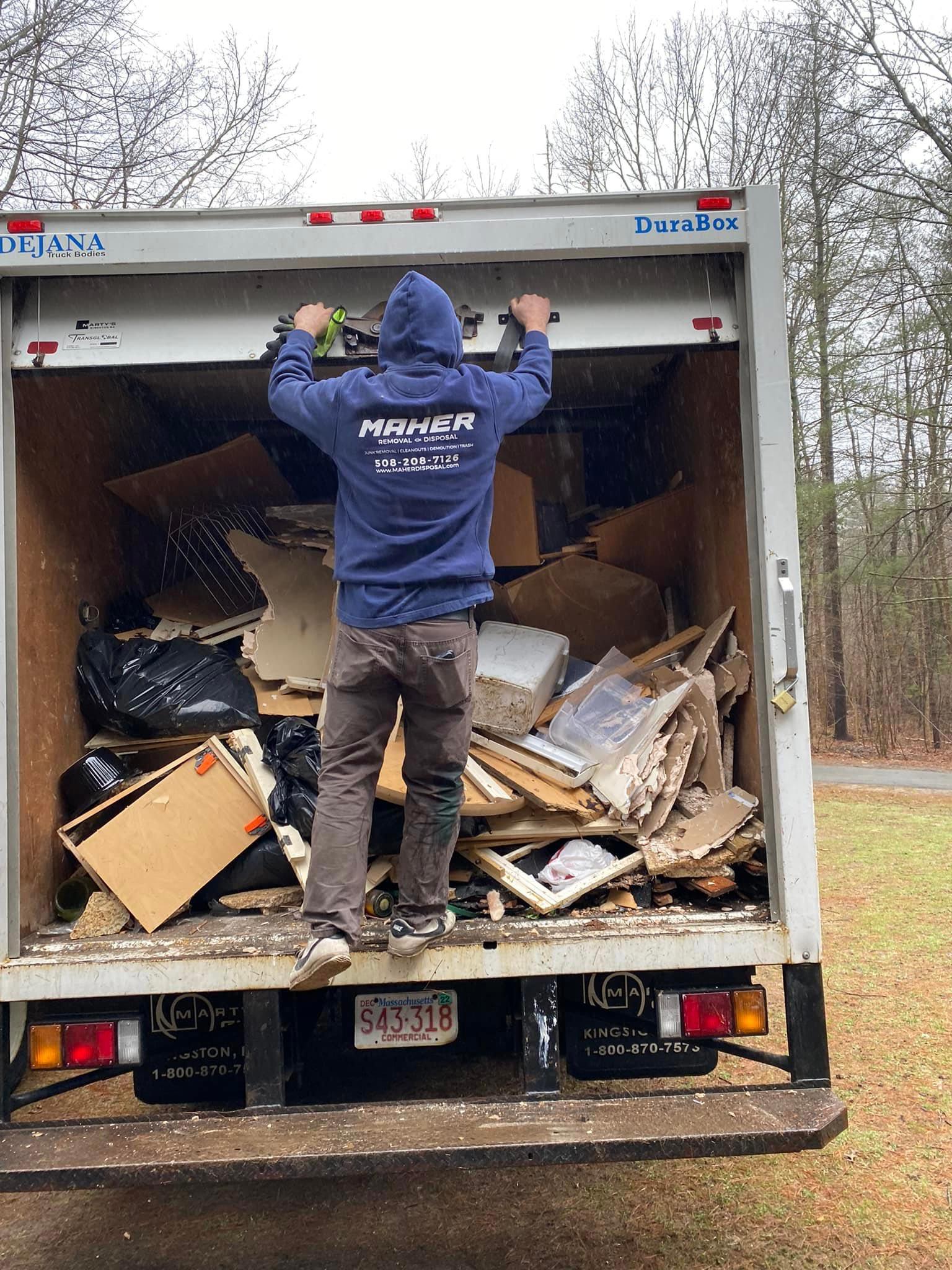 Residential Junk Cleanout Services for Bulk Items | Maher Removal ...