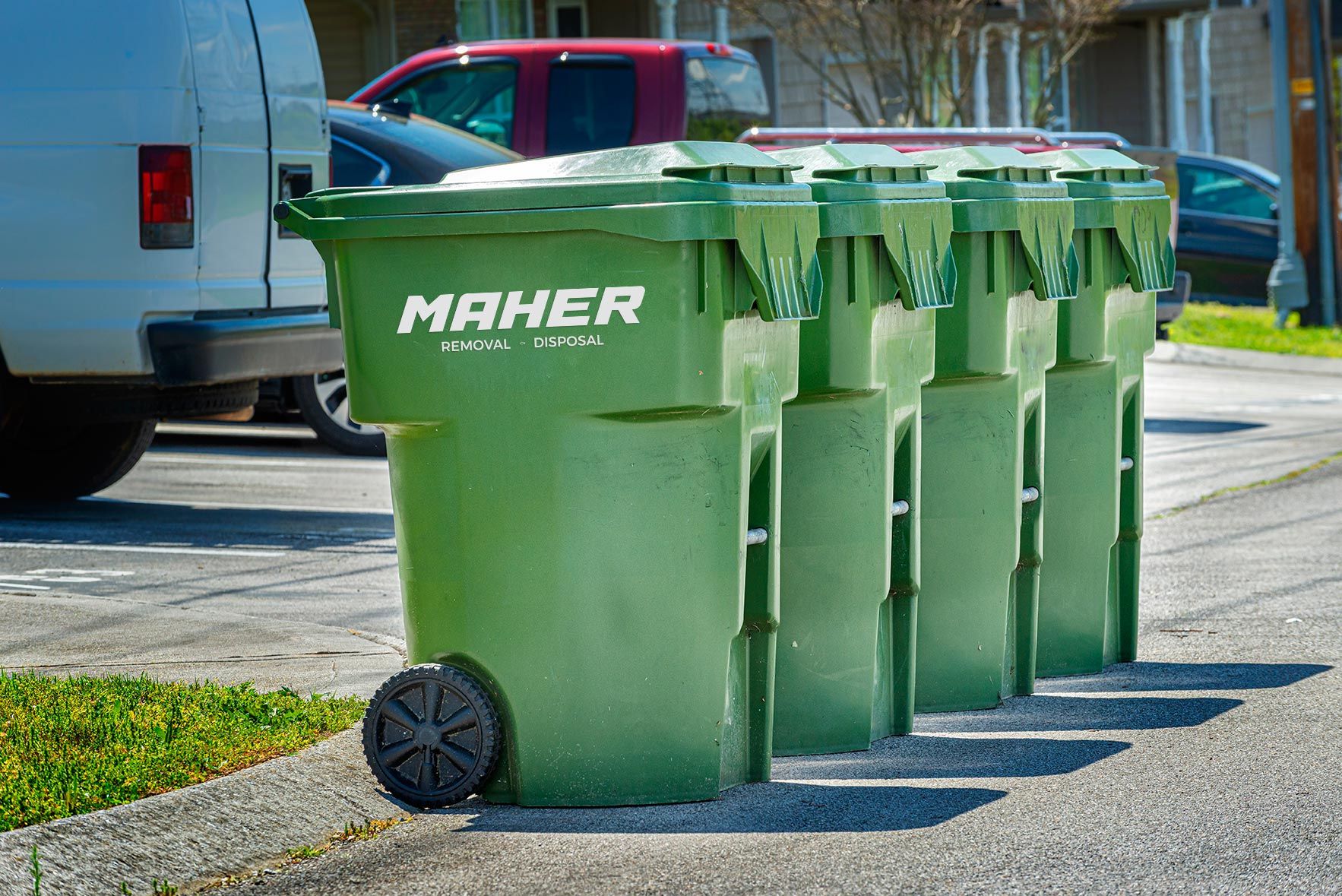Maher Removal & Disposal offers residential trash pickup & recycling services.