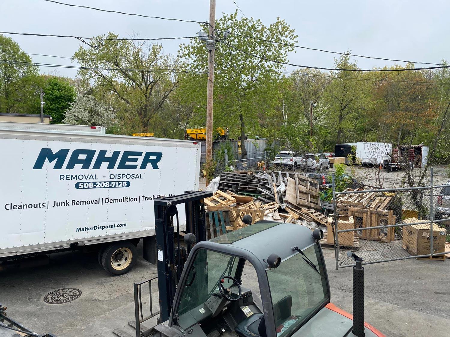 Maher Removal & Disposal offers bulk junk removal services for commercial property cleanouts.