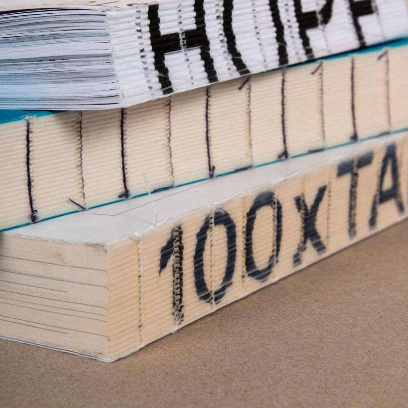 Softcover mit offener Fadenheftung