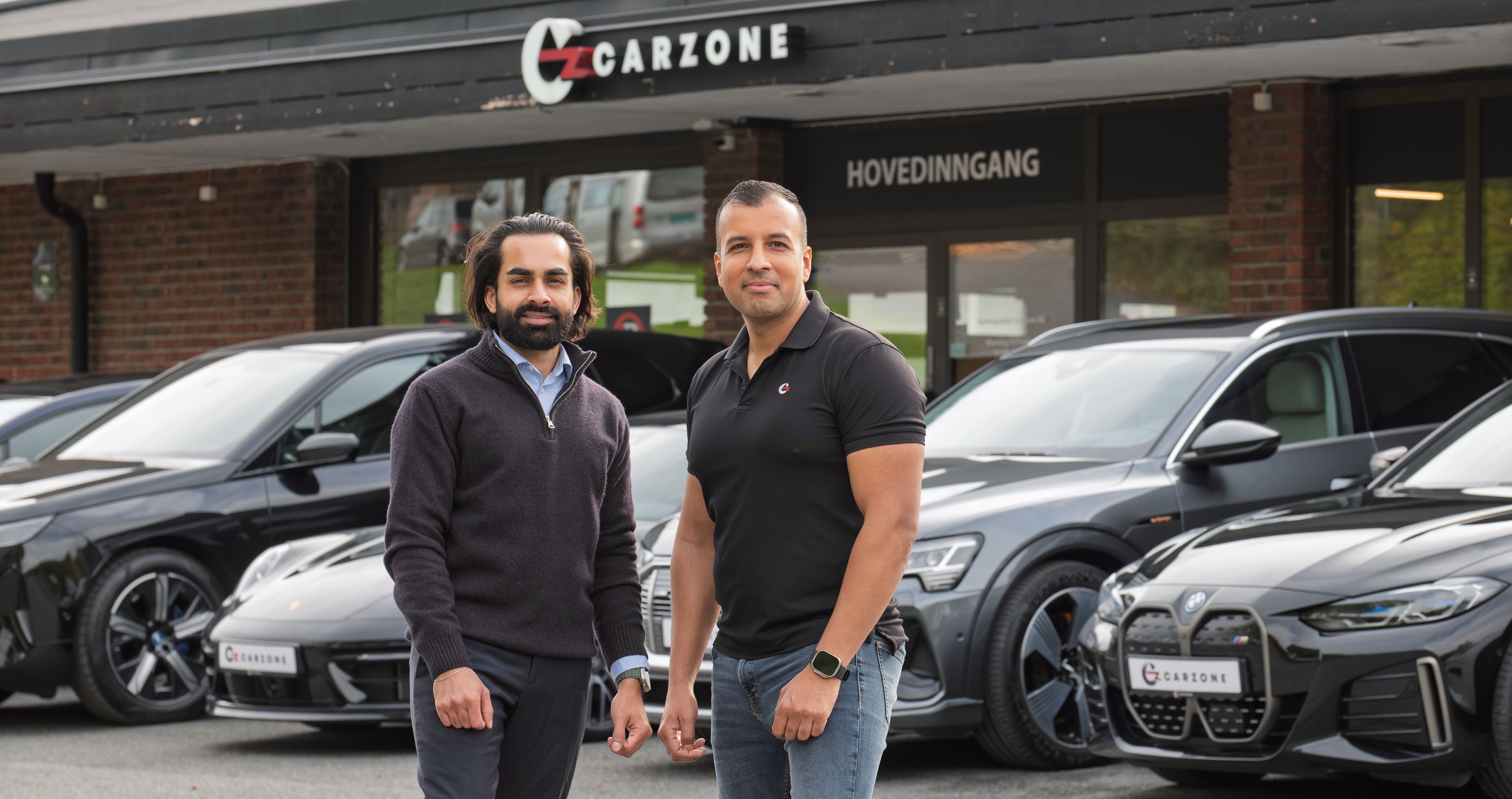 Vi startet Carzone med alt å tape