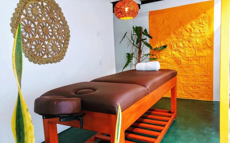 Ayurvedic massage room These treatments focus on restoring balance to the body, mind, and spirit"