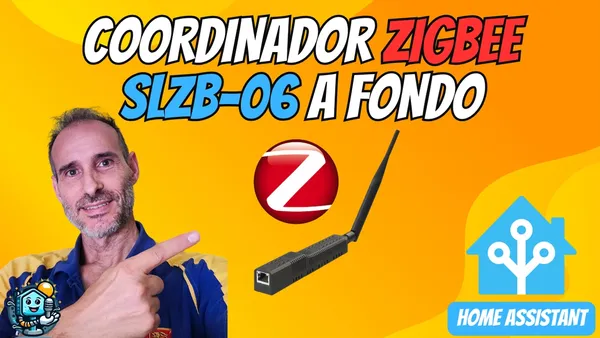 Coordinador Zigbee SMLight SLZB-06 para Home Assistant con PoE, Ethernet y Zigbee2MQTT