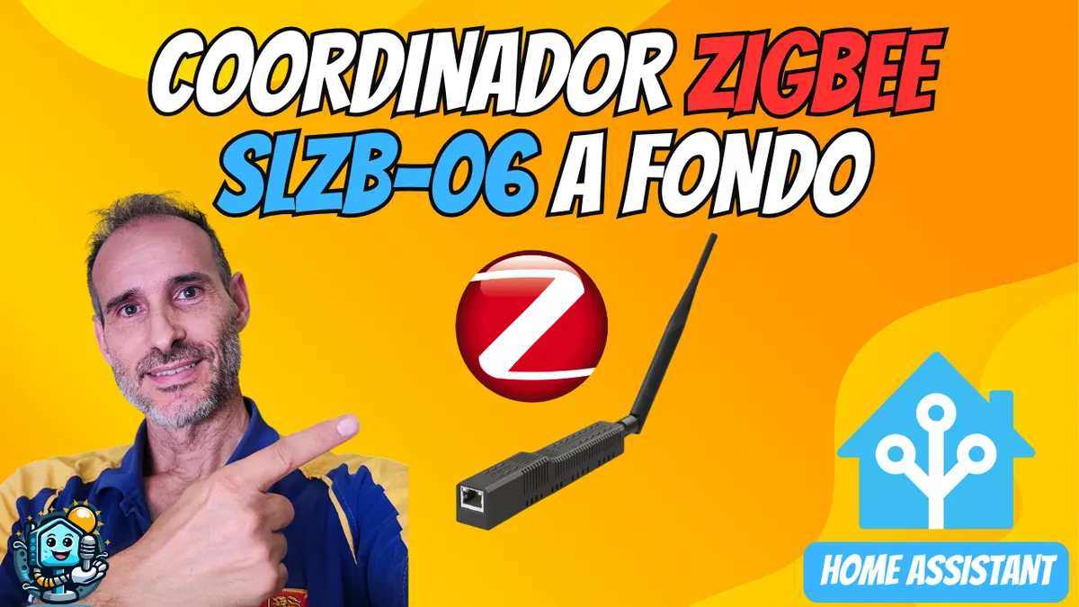 Coordinador Zigbee SMLight SLZB-06 para Home Assistant con PoE, Ethernet y Zigbee2MQTT
