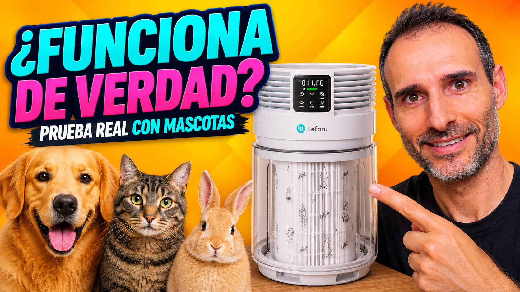 Purificador de aire con mascotas, Lefant A1 Pro