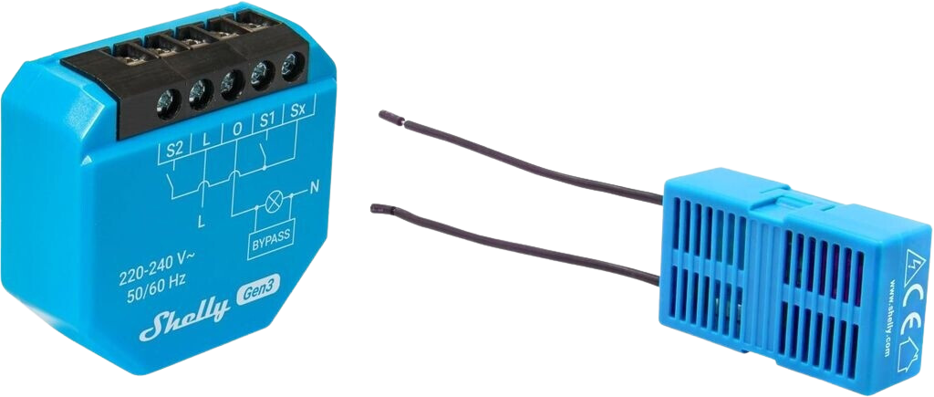 Shelly 2L Gen3 relé inteligente doble sin neutro