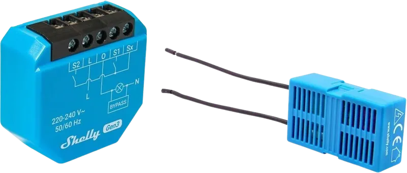 Shelly 2L Gen3 relé inteligente doble sin neutro