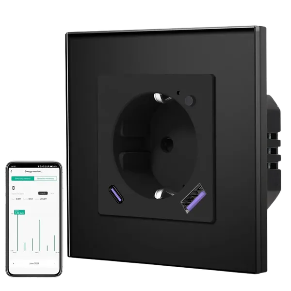 BSEED Zigbee Smart Socket E Series enchufe inteligente empotrable