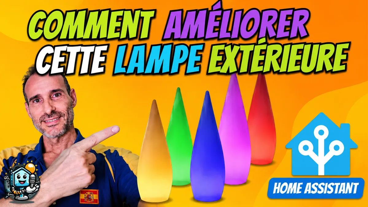Comment contrôler N’IMPORTE QUELLE lampe IR avec Home Assistant : le cas de la lampe extérieure « Goutte d’eau »