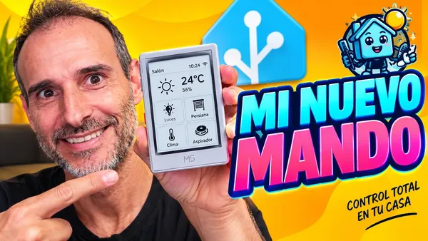 M5Stack Papermono en Home Assistant + ESPHome + ESP32-S3