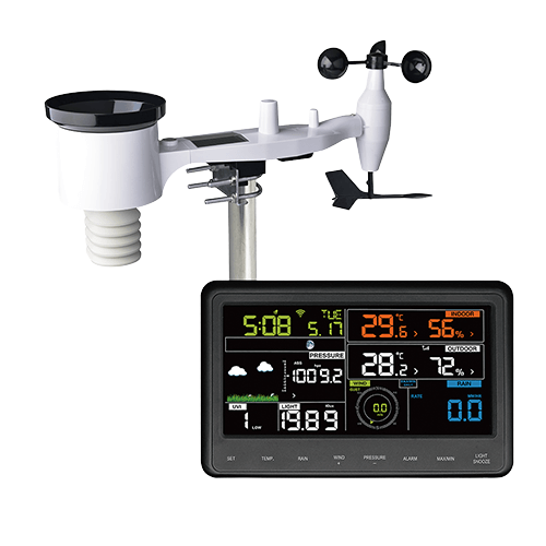 Estación meteorológica Ecowitt WS2910 compatible con Home Assistant
