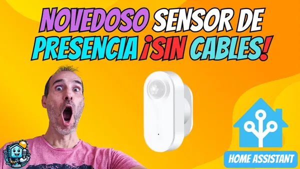 Sensor de presencia sin cables, a pilas