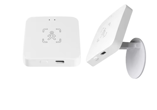 Sensor de presencia humana mmWave Tuya Zigbee/WiFi con detección por radar, sensor de luminosidad y montaje en pared o techo