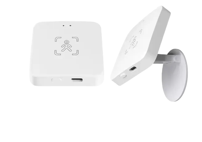 Sensor de presencia humana mmWave Tuya Zigbee/WiFi con detección por radar, sensor de luminosidad y montaje en pared o techo