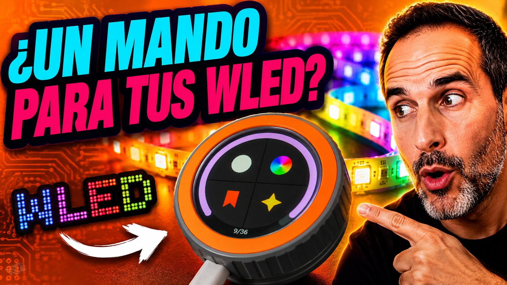 M5Stack Dial: El Mando Físico Definitivo para WLED (Sin Home Assistant)