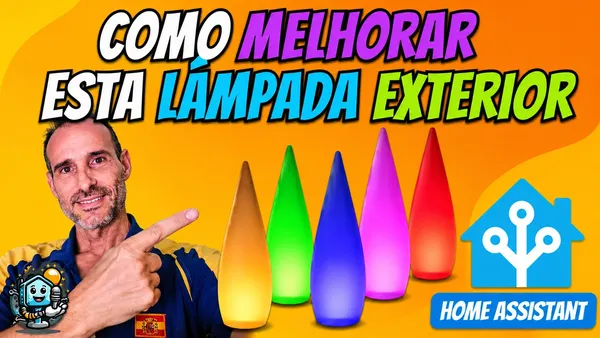 Como controlar QUALQUER luz IR pelo Home Assistant: o caso da luminária externa "Gota de Água"