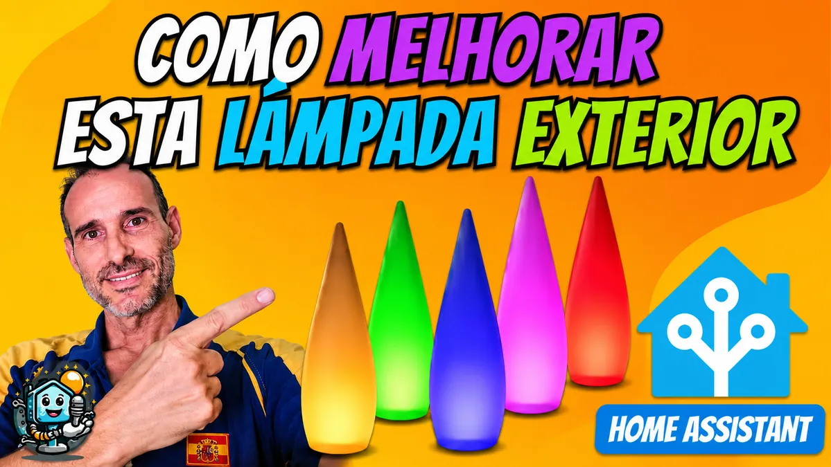 Como controlar QUALQUER luz IR pelo Home Assistant: o caso da luminária externa "Gota de Água"