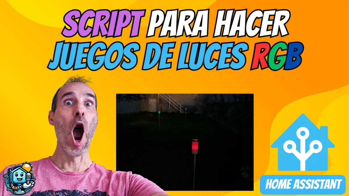 Crea Animaciones con luces RGB con Home Assistant (Script Fácil)