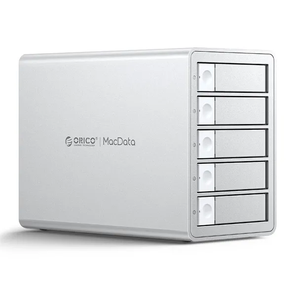 ORICO 9958RC3-PRO caixa RAID DAS de 5 baías para discos SATA de 3,5 polegadas com USB-C 20Gbps