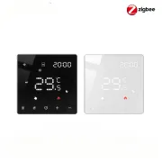 Termostato inteligente MOES Zigbee para calefacción con pantalla táctil