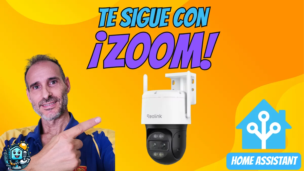Reolink TrackMix WiFi 6: Cámara de seguridad 4K con Auto-Seguimiento y Zoom