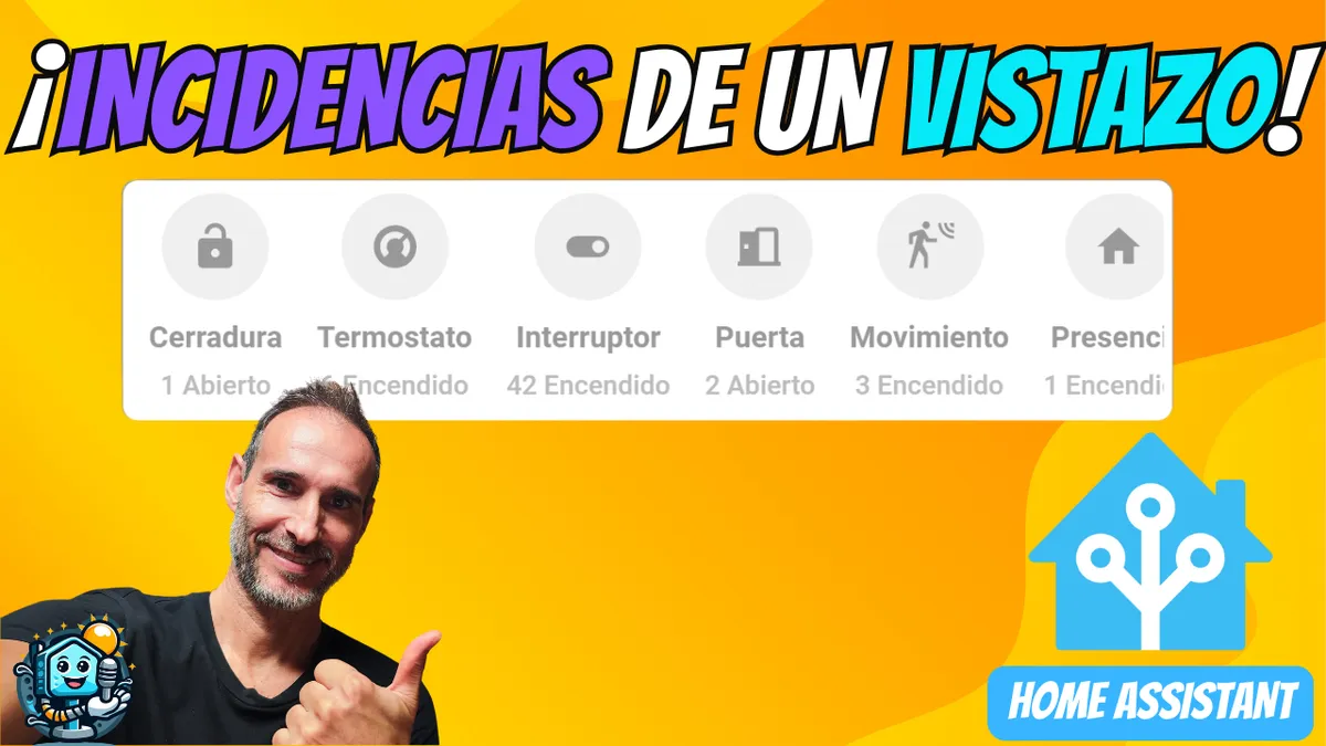Visualizar Incidencias en Home Assistant con Status Card (¡Sin Código!)