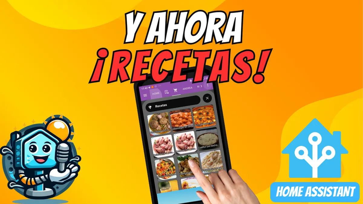 Añade recetas a la lista de la compra con Home Assistant