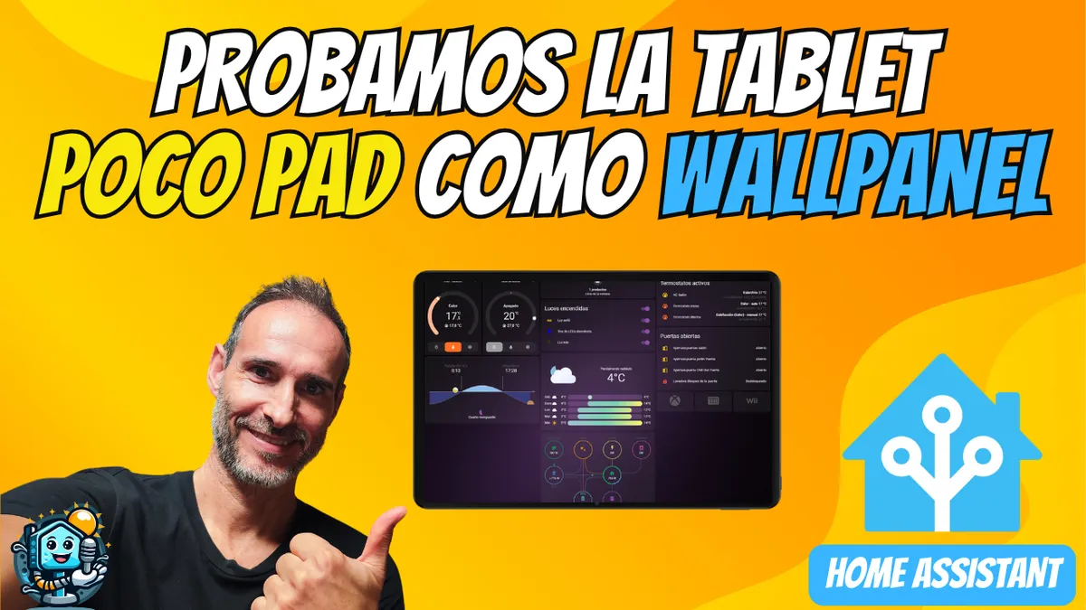 Tablet Poco Pad Wallpanel para Home Assistant