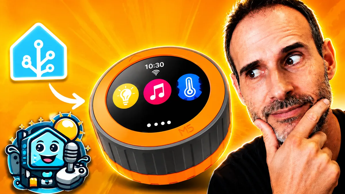 M5Stack Dial controlling Home Assistant with ESPHome