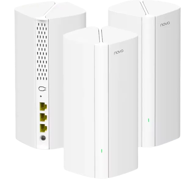 Tenda Nova MX12 AX3000 sistema WiFi Mesh de doble banda para cobertura en todo el hogar